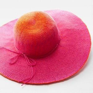 Bright Pink and Orange Sun Hat